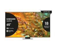 Samsung Q80D TV QLED 4K 65” QE65Q80DATXZT Smart TV Wi-Fi Eclipse Silver 2024, Processore NQ4 AI GEN2, 4K AI Upscaling, Simple Chamfer Design, Dolby Atmos