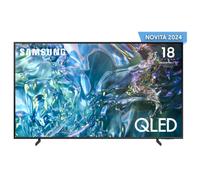 Samsung Q60D TV QLED 4K 75” QE75Q60DAUXZT Smart TV Wi-Fi Titan Gray 2024, Quantum Processor Lite 4K, 4K Upscaling, AirSlim Design, OTS Lite