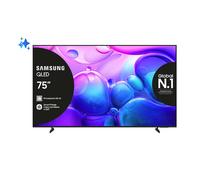 Samsung QLED 75'' QE75Q6FAAUXZT 4K, Processore Q4 Lite, 4K Upscaling, Color Booster, OTS Lite, Metal Stream Design, Smart TV, 2025 Samsung
