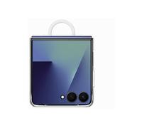 Samsung Clear Case with Ring Custodia pieghevole trasparente con anello per Galaxy Z Flip7 Ring Case