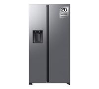 Samsung Frigorifero side by side a libera installazione RS70F64KDTEF finitura metal inox da 91 cm