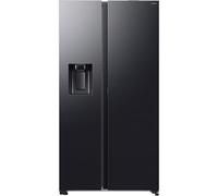 Samsung RS80F64KEFEF - Frigorifero side-by-side con congelatore, frigorifero AI con congelatore, 178,4 cm, 634 l, erogatore di ghiaccio/acqua con attacco per acqua fissa, AI Voice Control & Energy