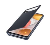 Samsung S View Wallet EF-EA426P - Custodia a Portafoglio per Galaxy A42 5G, Antiurto, con Finestra Integrata e Scomparto per Carte di Credito, Colore: Nero