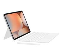 Samsung S10+ Book Tablet Cover con tastiera AI, bianco