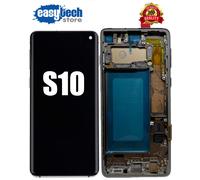 Samsung S10 SM-G973F Display InCell LCD Touch Schermo Frame Nero