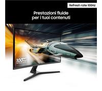 Samsung Monitor S39GD (S32D396GAU), Curvo (1500R), 32'', 1920x1080 (Full HD), VA, 100Hz, 4ms (GtG), D-Sub, HDMI, Ingresso Audio, Eye Saver Mode, Flicker Free, Speaker Integrati