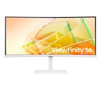 Samsung S65TC Monitor PC 86,4 cm (34") 3440 x 1440 Pixel UltraWide Quad HD LED Bianco