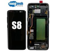 Samsung S8 SM-G950F G950 Display InCell LCD Touch Screen Schermo Frame Nero
