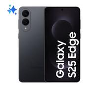 Samsung Galaxy S25 Edge, Smartphone AI, Display 6.7'' QHD+ Dynamic AMOLED 2X, Fotocamera 200MP, RAM 12GB, 512GB, 3.900 mAh, Titanium Jetblack