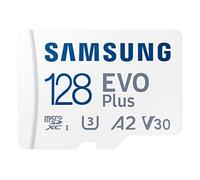 Samsung Scheda di memoria microSD Evo Plus 128 GB SDXC U3 Classe 10 A2 130 MB/s con adattatore versione 2021 (MB-MC128KA/EU)