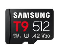 Samsung Scheda di memoria microSD T9, 512 GB, scheda di memoria per uso professionale in droni, fotocamere d'azione e fotocamere a 360°, fino a 200 MB/s in lettura e 130 MB/s in scrittura, MB-MH512T