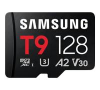 Samsung Scheda di memoria microSD T9 con lettore di schede USB, 128 GB, scheda di memoria per uso professionale in droni, fino a 200 MB/s in lettura e 130 MB/s in scrittura, MB-MH128TB/WW