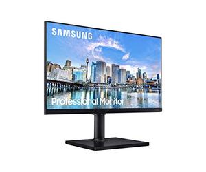 SAMSUNG Schermo professionale per PC da 24", serie T45F, nero, piastrella IPS, Full HD (1920 x 1080), HDMI, display porta, USB, supporto Has e funzione girevole