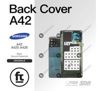 SAMSUNG SCOCCA POSTERIORE ORIGINALE A42 A425/426 BLACK NERO COVER RETRO