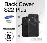 SAMSUNG SCOCCA POSTERIORE ORIGINALE S22 PLUS S906 BLACK COVER RETRO