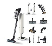 Samsung Scopa Elettrica Ricaricabile VS80F28DES/WA BESPOKE Jet AI LITE complete extra, Aspirapolvere Senza Filo, Clean Station, Potenza 280W, Fino a 120 Min di Autonomia, Beige