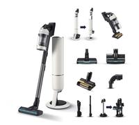 Samsung Scopa Elettrica Ricaricabile VS80F28DES/WA BESPOKE Jet AI LITE complete extra, Aspirapolvere Senza Filo, Clean Station, Potenza 280W, Fino a 120 Min di Autonomia, Beige