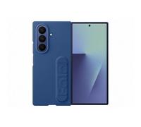 Samsung Silicone Case Cover con cinturino a cavalletto per Galaxy Z Fold7, Blue