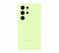 Samsung Silicone Case cover morbida colorata per Galaxy S24 Ultra, Light Green