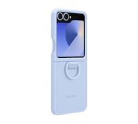 Samsung Galaxy Z Flip6 Silicone Case with Ring Blu
