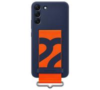 Samsung Silicone Cover con Strap per Galaxy S22+ Colore Navy