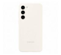 Samsung Silicone Cover custodia morbida colorata per Galaxy S23+, Crema
