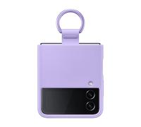 Samsung Silicone Cover with Ring custodia con anello per Galaxy Z Flip4, Lavanda