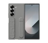Samsung Galaxy Z Fold6 Silicone Grip Case with Stand Grigia