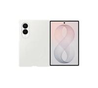 Samsung Silicone Magnet Case cover magnetica in silicone con tecnologia Magnetic Power Profile per Galaxy Z Fold8, 2 pellicole schermo anteriore incluse, Cream