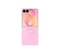 Samsung Galaxy Z Flip8 Silicone Ring Magnet Case, Pink