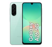 Samsung Galaxy A26 5G, Smartphone con Funzioni intelligenti, Display Super AMOLED 6.7”, 6GB RAM, 128GB, Batteria 5.000 mAh, memoria espandibile, Mint