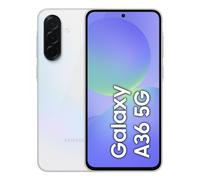 Samsung Galaxy A36 5G, Smartphone con Funzioni intelligenti, Display Super AMOLED 6.7”, 6GB RAM, 128GB, Camera 50MP, Batteria 5.000 mAh, IP67, Awesome White