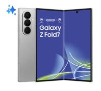 Samsung Galaxy Z Fold7 Smartphone AI, RAM 12GB, 256GB, Display 6,5''/8'', Camera 200MP, Batteria a lunga durata, Silver Shadow Samsung