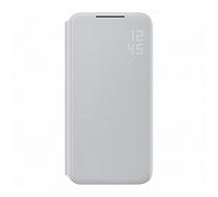 Samsung Smart Led View Cover Custodia con Led per Galaxy S22 5G, Grigio chiaro