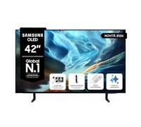 Samsung Smart TV 42" QE42S92HAEXZT OLED 4K Glare Free, NQ4 AI Gen 3 Processor, HDR 10+, Motion Xcelerator 165Hz, Dolby Atmos, Gaming Hub, Ultimate Gaming Pack, LaserSlim Design, Vision AI, Alexa, 2026