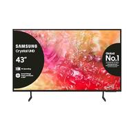 Samsung Smart TV 43" UE43DU7170UXZT, Crystal 4K UHD, 4K Upscaling, Slim Look, DVBT-2, Q-Symphony & OTS Lite, Integrato con Bixby, comp con Alexa e Google Assistant, Black