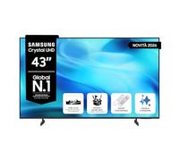 Samsung Smart TV 43" UE43U8090HUXZT Crystal UHD, Crystal 4K Processor, HDR10+, PurColor, Motion Xcelerator, Dynamic Sound Pack, Gaming Hub, TV Plus, Knox Security, Vision AI, 2026