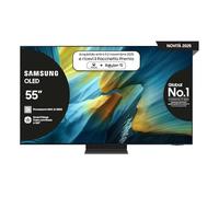 Samsung Smart TV 55'' QE55S95FAEXZT OLED 4K, NQ4 AI Gen4 Processor, 4K AI Upscaling, Glare Free, Dolby Atmos & OTS+, Infinity One Design, 2025