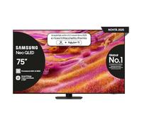 Samsung Smart TV 75'' QE75QN90FATXZT Neo QLED 4K Mini LED, NQ4 AI Gen3 Processor, 4K AI Upscaling Pro, Motion Xcelerator 165Hz, Dolby Atmos, NeoSlim, 2025