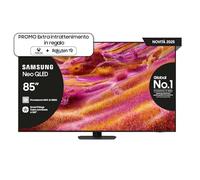 Samsung Smart TV 85'' QE85QN90FATXZT Neo QLED 4K Mini LED, NQ4 AI Gen3 Processor, 4K AI Upscaling Pro, Glare Free, Dolby Atmos & OTS+, NeoSlim Design, 2025