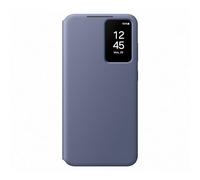 Samsung Smart View Wallet Case custodia a portafoglio con finestra di visione notifiche per Galaxy S24+, Violet
