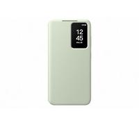 Samsung Smart View Wallet Case custodia a portafoglio con finestra di visione notifiche per Galaxy S24, Light Green