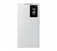 Samsung Smart View Wallet Case custodia a portafoglio con finestra di visione notifiche per Galaxy S24 Ultra, White
