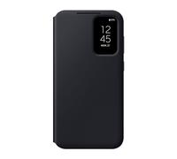SAMSUNG Smart View Wallet Cover custodia a portafoglio con finestra di visione notifiche per Galaxy S23 FE, Black