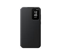 Samsung Smart View Wallet Cover custodia a portafoglio con finestra di visione notifiche per Galaxy A55 5G, Nero
