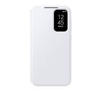 SAMSUNG Smart View Wallet Cover custodia a portafoglio con finestra di visione notifiche per Galaxy S23 FE, White