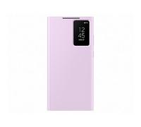 Samsung Smart View Wallet Cover Custodia con finestra di visione notifiche per Galaxy S23 Ultra, Viola