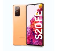 Samsung Smartphone Galaxy S20 FE, Display 6.5" Super AMOLED, 3 Fotocamere Posteriori, 128 GB Espandibili, RAM 6GB, Batteria 4.500mAh, Hybrid SIM, 2021, Snapdragon 865, Cloud Orange [Versione Italiana]
