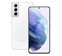 Samsung Smartphone Galaxy S21 5G, Display 6.2" Dynamic AMOLED 2X, 3 fotocamere posteriori, 128 GB, RAM 8GB, Batteria 4000mAh, Dual SIM + eSIM, (2021) [Versione Italiana], Bianco (Phantom White)