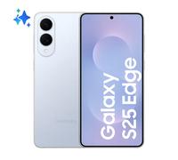Samsung Galaxy S25 Edge, Smartphone AI, Display 6.7'' QHD+ Dynamic AMOLED 2X, Fotocamera 200MP, RAM 12GB, 256GB, 3.900 mAh, Titanium Icyblue